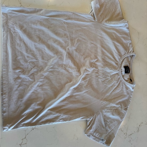 Men's CUTS Relaxed Short Sleeve Off-White Crew Neck Tee / Xlarge - Picture 8 of 8